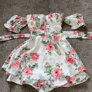 Floral Off-Shoulder Dress